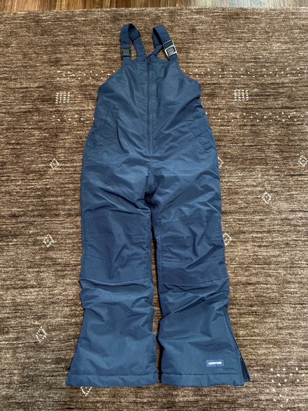 Lands End Squall Snow Bib Kids Sz 8